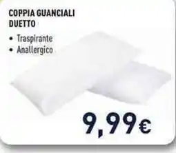 Unieuro Coppia guanciali duetto offerta