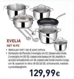 Unieuro Evelia set 13 pz offerta