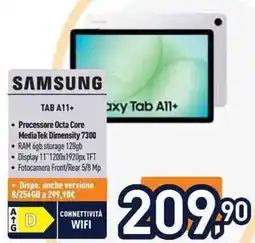Unieuro Samsung Tab A11+ offerta