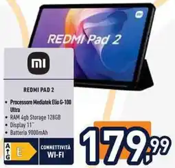 Unieuro Redmi Pad 2 offerta