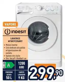 Unieuro Lavatrice Indesit offerta