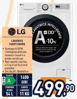 Unieuro Lavatrice LG offerta