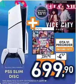 Unieuro PS5 Slim Disc offerta