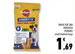 Conad Superstore Snack per cani dentastix pedigree offerta