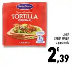 Conad Superstore Tortilla original Santa Maria offerta