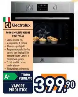 Unieuro Electrolux forno multifunzione offerta