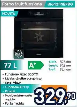 Unieuro Forno Multifunzione BI6421ISEPBG offerta