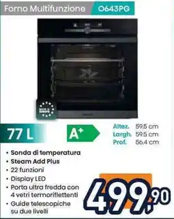 Unieuro Forno Multifunzione O643PG offerta
