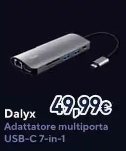 Unieuro Dalyx Adattatore multiporta USB-C 7-in-1 offerta