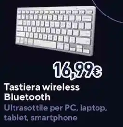 Unieuro Tastiera wireless Bluetooth offerta