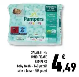 Conad Superstore Salviettine umidificate Pampers offerta