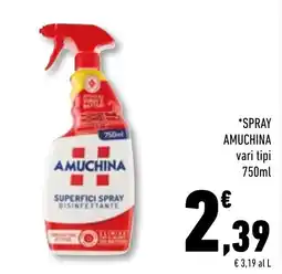 Conad Superstore Spray Amuchina superfici disinfettante offerta
