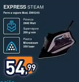 Unieuro Express Steam Ferro a vapore offerta