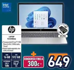 Unieuro HP Laptop 15-fd1005nlx offerta