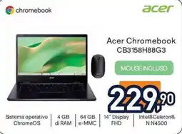 Unieuro Acer Chromebook CB3158H88G3 offerta