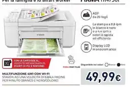 Unieuro Canon PIXMA TR4750i offerta