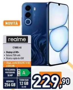 Unieuro realme C100X 4G offerta