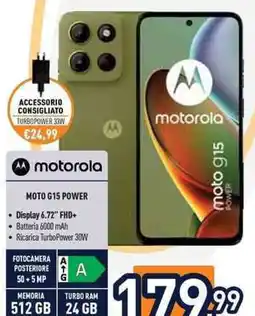 Unieuro Motorola Moto G15 Power offerta