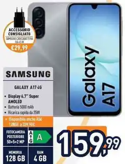 Unieuro Samsung Galaxy A17 4G offerta