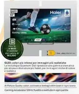 Unieuro Haier QLED offerta