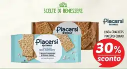 Conad City Piacersi crackers con riso soffiat offerta