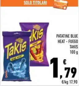 Conad City Patatine blue heat - fuego takis offerta