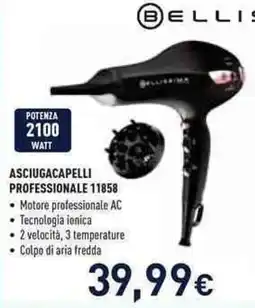 Unieuro Asciugacapelli professionale Bellisima 11858 offerta
