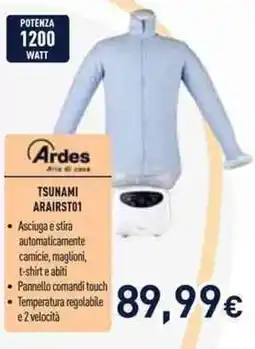 Unieuro Ardes Tsunami ARAIRST01 offerta