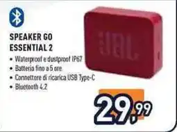 Unieuro JBL Speaker Go Essential 2 offerta