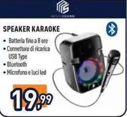Unieuro Speaker karaoke offerta