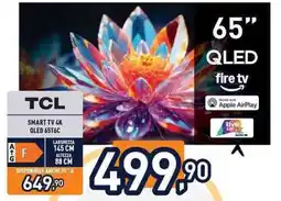 Unieuro TCL SMART TV 4K QLED 65T6C offerta