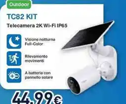 Unieuro Telecamera 2K Wi-Fi IP65 offerta