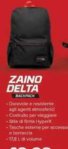 Unieuro Zaino Delta Backpack offerta