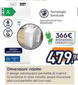 Unieuro Lavatrice Sensicare offerta