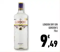Conad Superstore London Dry Gin Gordon's offerta