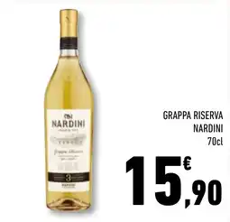 Conad Superstore Grappa Riserva Nardini offerta