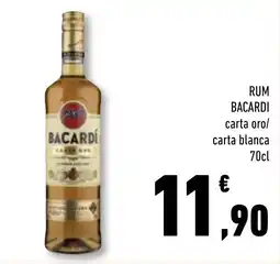 Conad Superstore Rum Bacardi carta oro/carta blanca offerta