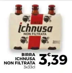 Conad Superstore Birra Ichnusa non filtrata offerta