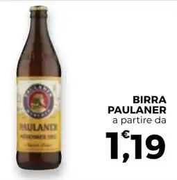 Conad Superstore Birra Paulaner offerta