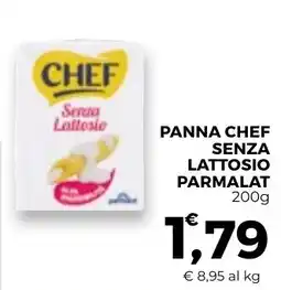 Conad Superstore Panna Chef senza lattosio Parmalat offerta