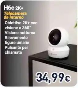 Unieuro H6c 2K+ Telecamera da interno offerta