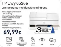 Unieuro HP Envy 6520e offerta