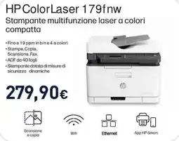 Unieuro HP ColorLaser 179fnw offerta