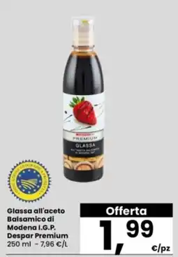 Interspar Glassa all'aceto Balsamico di Modena I.G.P. Despar Premium offerta