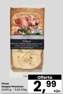 Interspar Pinsa Despar Premium offerta