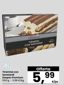 Interspar Tiramisù con Savoiardi Despar Premium offerta
