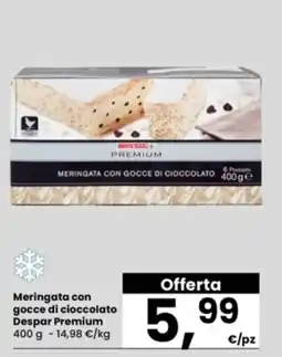 Interspar Meringata con gocce di cioccolato Despar Premium offerta