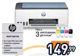 Unieuro HP Smart Tank 5106 offerta