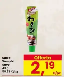 Interspar Salsa Wasabi Save offerta