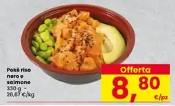 Interspar Pokè riso nero e salmone offerta